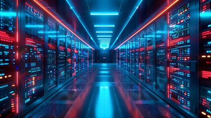 Fototapeta premium Technology Design a serverless architecture for real time data processing and analysis