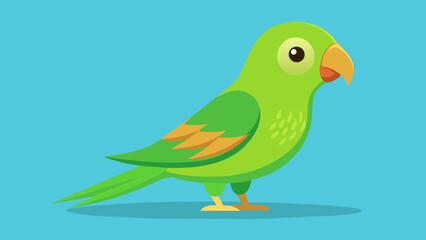 Vibrant Parakeet Vector Illustration Adding Colorful Charm to Your Designs
