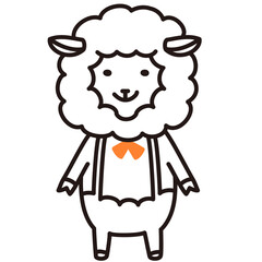 色加工ok ひつじ素材No.1 ノーマル