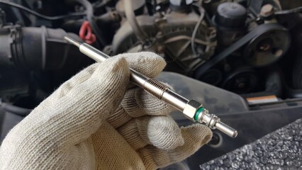 Diesel car glow plug