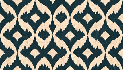 seamless pattern wit ikat