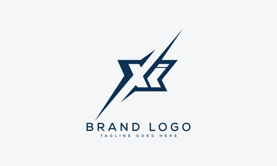 letter XI logo design vector template design for brand.