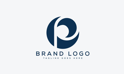 letter P logo design vector template design for brand.