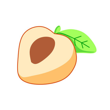 A slice of peach