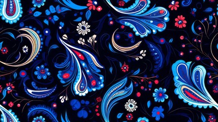 Naklejka premium seamless pattern with Hypotenuse ikat