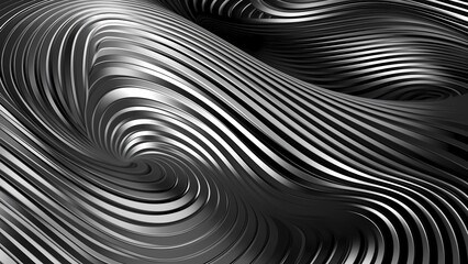 Silver Techno Abstract Metal Background