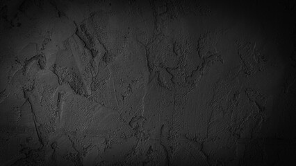 Black wall texture rough background dark concrete floor or old grunge background with black,Texture...