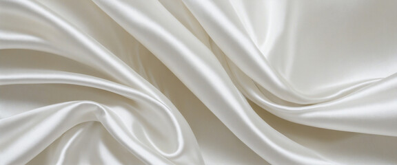 White Silk Background colorful background - obrazy, fototapety, plakaty