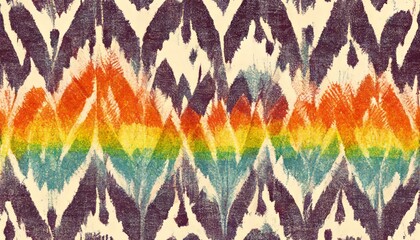 seamless pattern withHazy Rainbows  Lagoon Ombre 