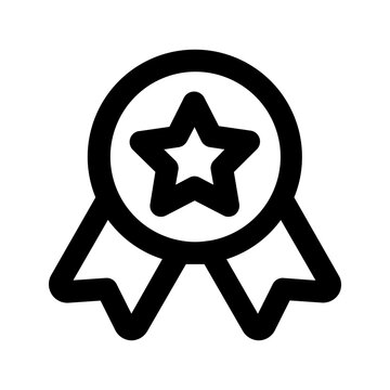 medal line icon