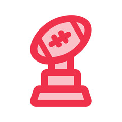 trophy outline fill icon