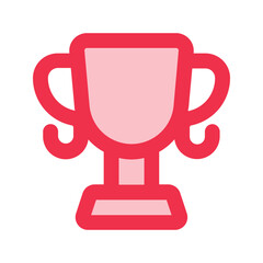 trophy outline fill icon