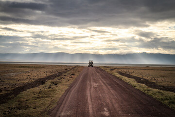 Safari Journey Through Ngorongoro’s Majestic Landscapes, Tanzania, Africa