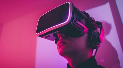 Virtual reality technology someone uses to imagine