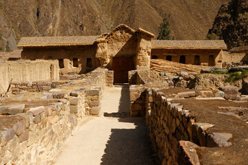 Twierdza Inków w Ollantaytambo - obrazy, fototapety, plakaty