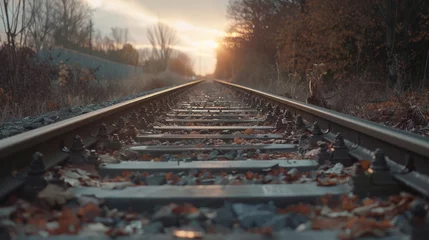 Deurstickers Railway track  © ArtBox