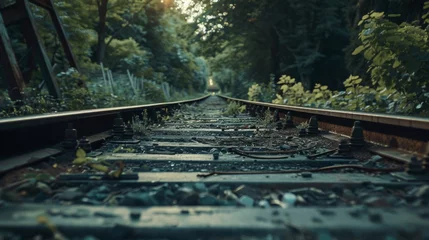 Foto op Canvas Railway track  © ArtBox
