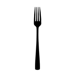 Fork icon isolated on white background. Fork illustration. Cutlery. Restaurant. Menu icon
