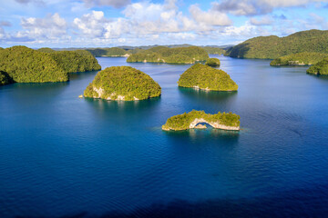The Majestic Natural Bridge Amidst Palau’s Rock Islands