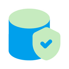 database security duo tone icon