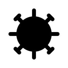 virus glyph icon