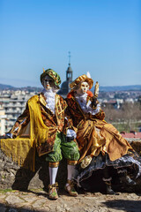 Disguised Couple - Annecy Venetian Carnival 2014