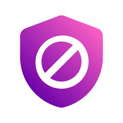 access denied gradient icon