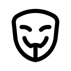hacker line icon