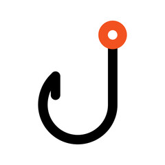 phising outline color icon