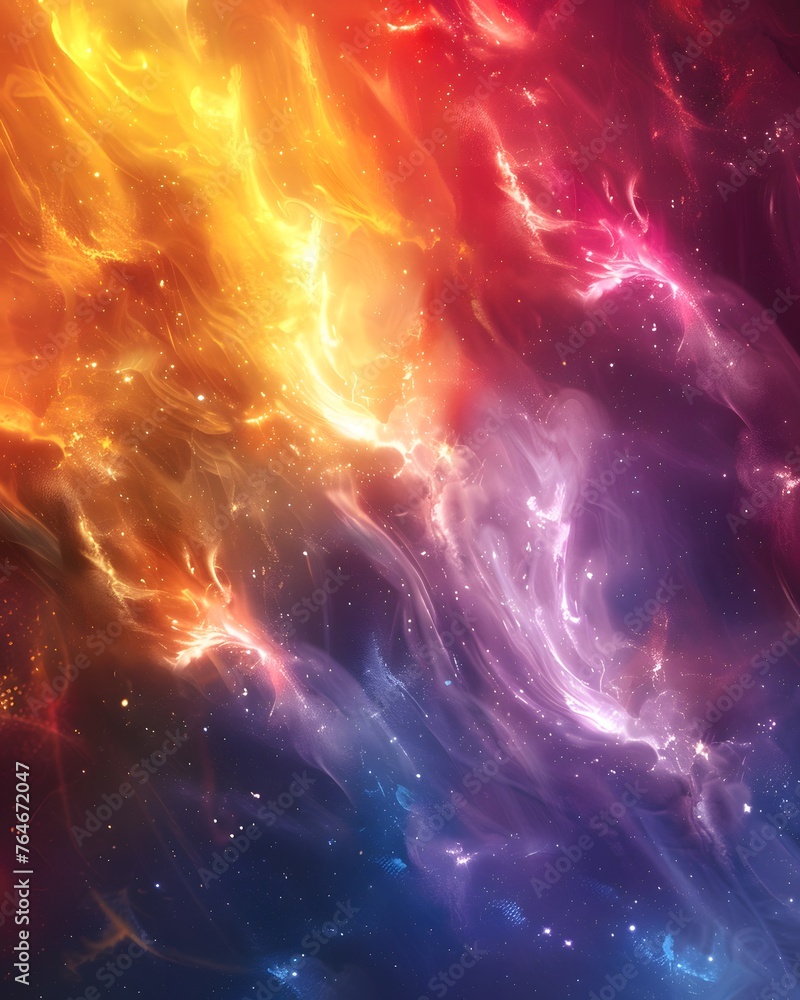 Fototapete bright gradient background with colorful grains. it represents a mix of energy, movement, fun and li