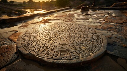 Runes of Hampi in Karanataka state India --ar 16:9 Job