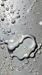 drops of water on a glass