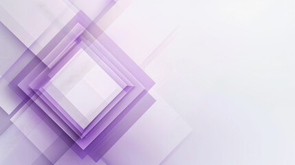 Abstract purple geometric silhouette on white background.