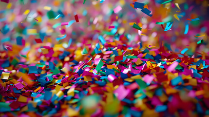 Fototapeta na wymiar Colorful background with confetti