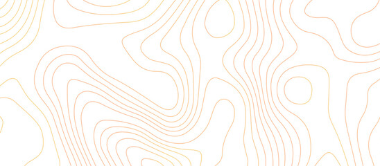 Topographic map background geographic line map pattern .panorama view orange color wave curve lines .geographic mountain relief abstract grid .the concept map of a conditional geography map .