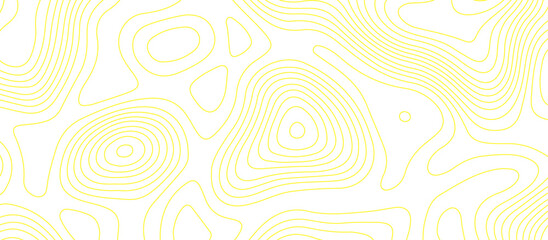 Topographic map background geographic line map pattern .panorama view yellow color wave curve lines .geographic mountain relief abstract grid .the concept map of a conditional geography map .