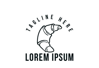 Croissant Bakery Logo