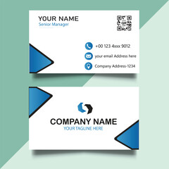 Creative and Clean Double-sided Business Card Template