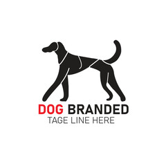 dog and logo