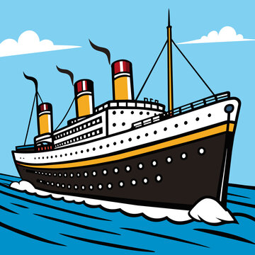 Titanic Vector Illustration