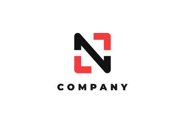 letter n shutter sign logo camera