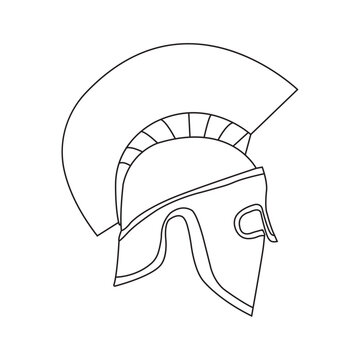 Spartan helmet icon