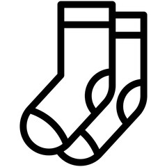 Icon design of a sock pair