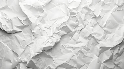 Obraz premium white crumpled paper