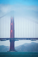 Golden Gate Bridge Ocean View On The Day Light, San Francisco