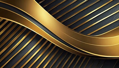 gold metal background with stripes, wallpaper abstract metal background with light 