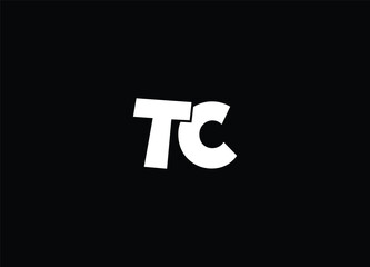 Obraz premium TC abstract logo design and letter logo