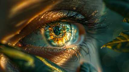 Close-up of a human eye.