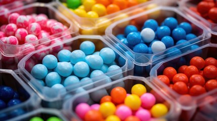 Fototapeta na wymiar colorful candy in a box