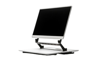 Foldable Portable Laptop Stand Isolated on Transparent Background